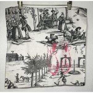 La‎ Cerise Sur Le Gateau Pillowcase Pillow Cover French Toile Print Pink Heels